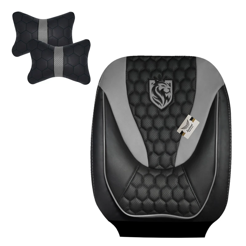 روکش صندلی خودرو سوشیانت مدل ENZO مناسب برای تیبا یک و ساینا به همراه پشت گردنی  