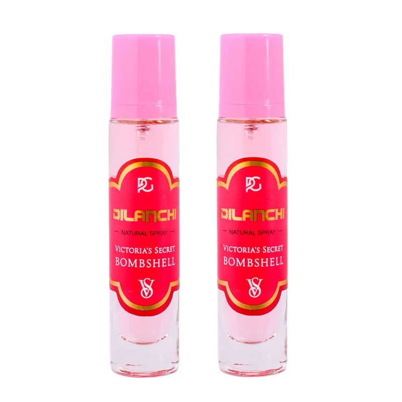 عطر جیبی زنانه دیلانچی مدل بامشل با رایحه شیرین حجم 30 میلی‌لیتر مجموعه 2 عددی