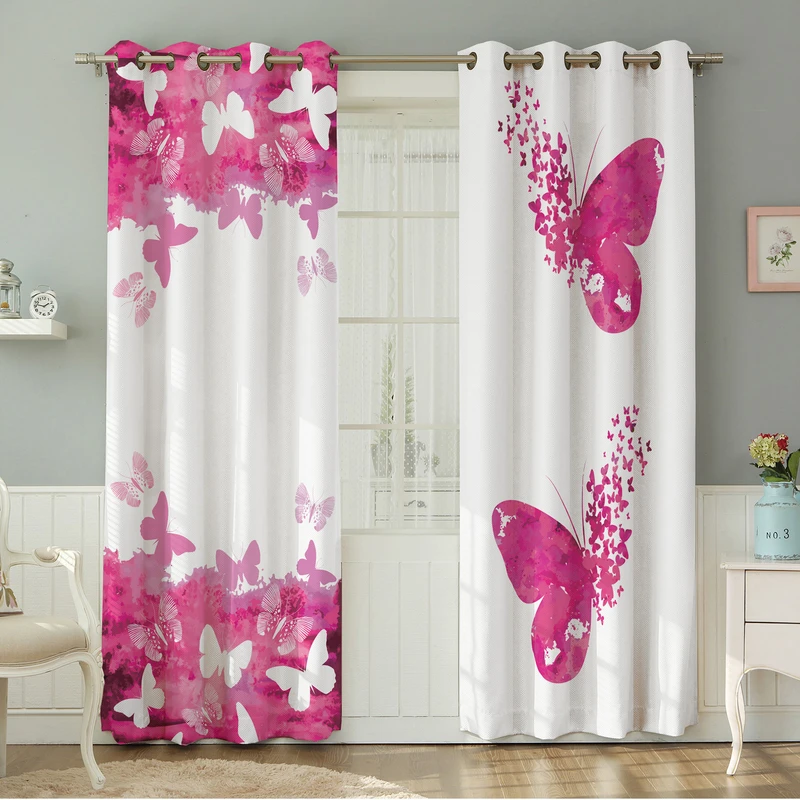 پرده نیروانا طرح گل   مدل هازان کد 8135 سایز 140×280 سانتی متر