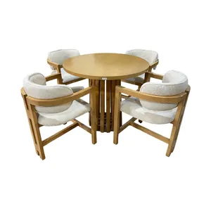 میز و صندلی ناهارخوری چهار نفره گالری چوب آشنایی مدل Khod-H-Boshke4