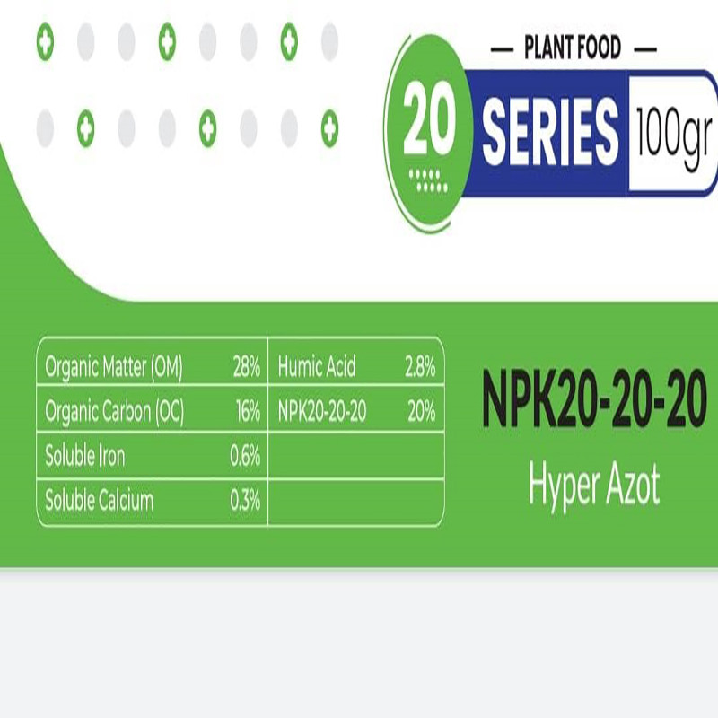 کود کامل NPK سه بیست دکتر بایو مدل 20Series-New وزن 100 گرم