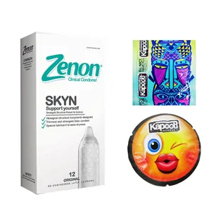کاندوم زنون مدل SKYN بسته 12 عددی به همراه کاندوم کاپوت مجموعه 2 عددی