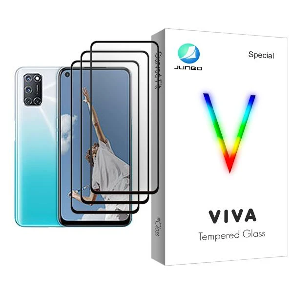محافظ صفحه نمایش جانبو مدل Viva Glass MIX003 مناسب برای گوشی موبایل اوپو A52 بسته سه عددی