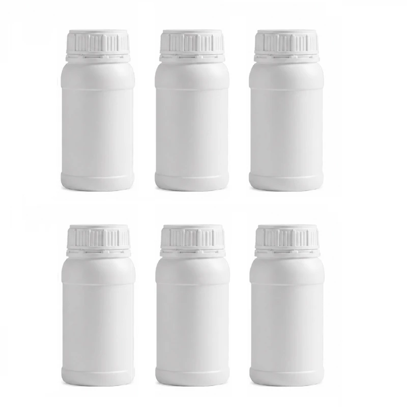 بطری مدل پلی اتیلن  استوانه ای گنجایش 0.25 لیتر بسته 6 عددی