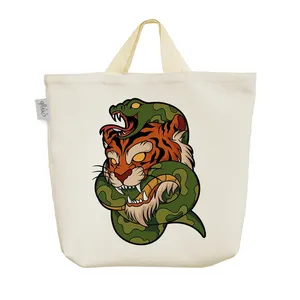 ساک خرید خندالو مدل مار و پلنگ کد 5258