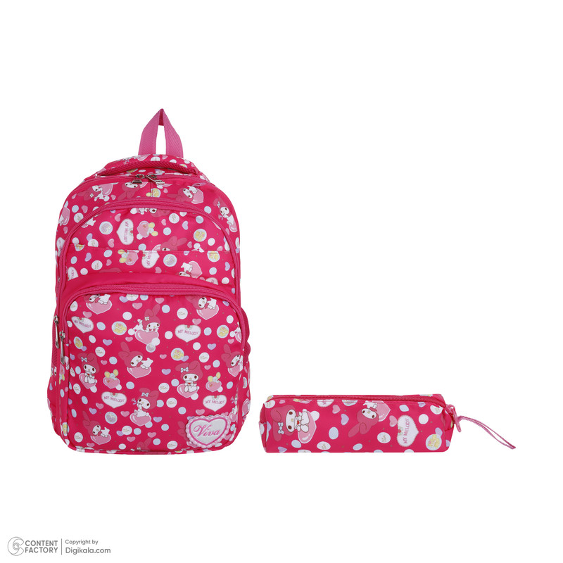 کوله پشتی مدل My Melody به همراه جامدادی