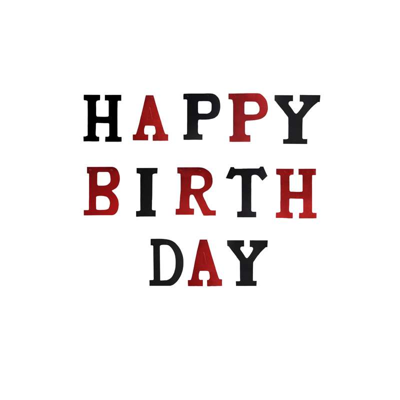 ریسه تولد مدل happy birthday 2