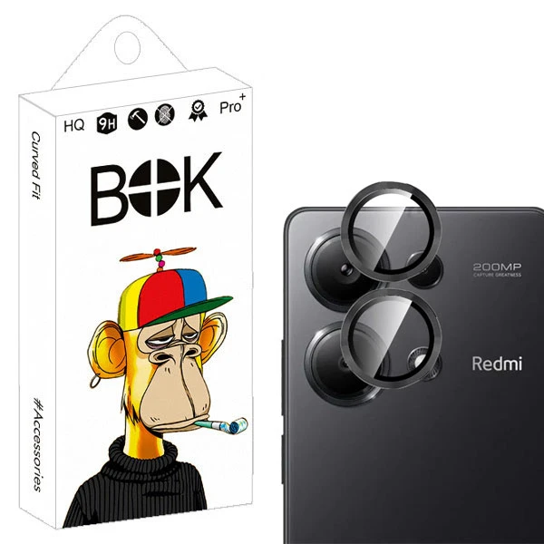  محافظ لنز دوربین بوک مدل رینگی مناسب برای گوشی موبایل شیائومی Redmi Note 13 4g