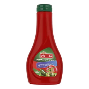 سس گوجه فرنگی هالوپینو مهرام مقدار 400 گرم