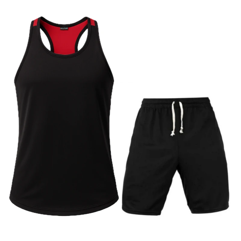 ست تاپ و شلوارک ورزشی مردانه اولسون مدل Sa30