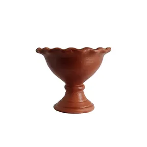زیر سیگاری سفالی مدل پایه دار کد 4