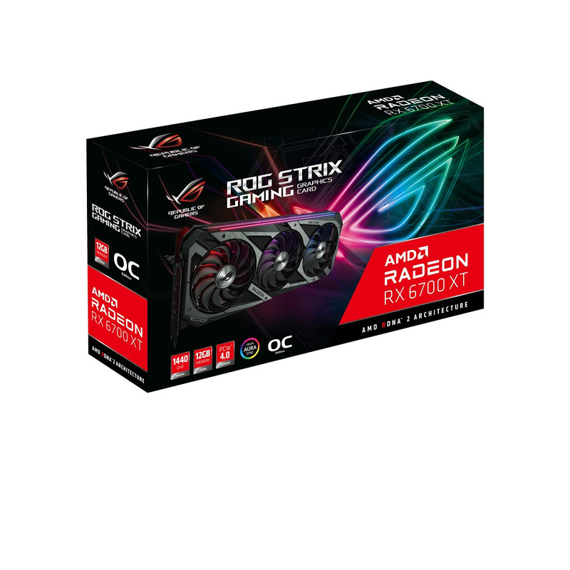 کارت گرافیک ایسوس مدل ROG-STRIX-RX6700XT-O12G-GAMING 1