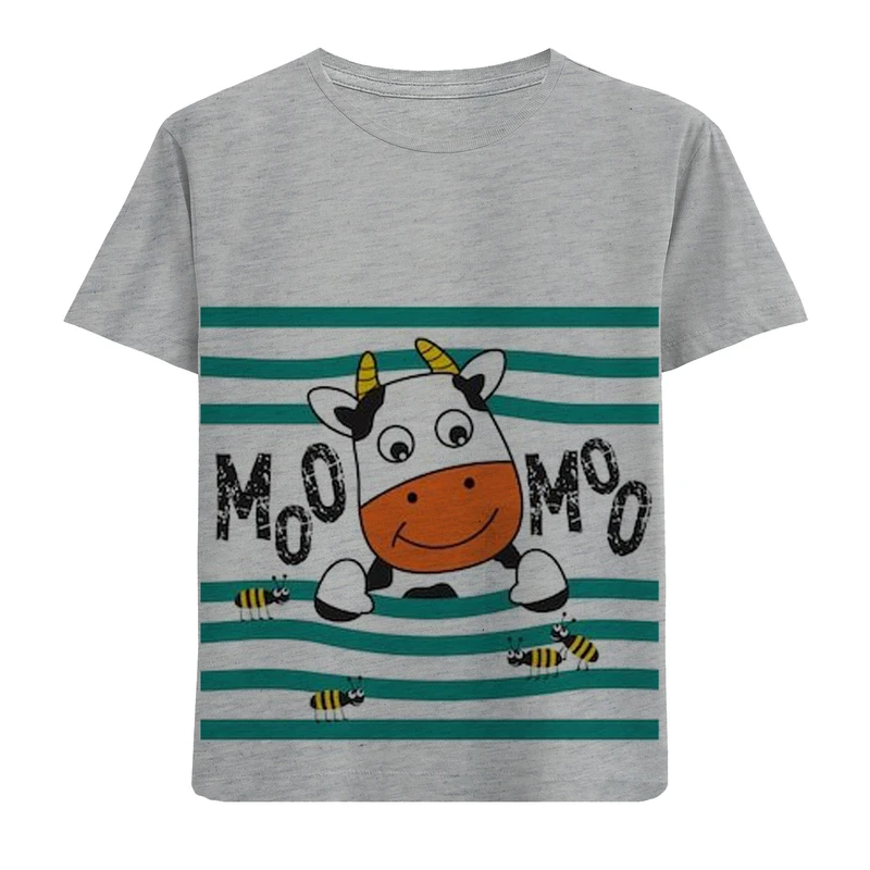 تی شرت بچگانه مدل گاو F312