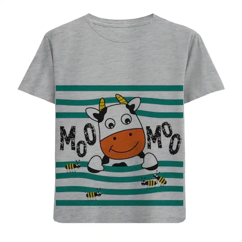 تی شرت بچگانه مدل گاو F312