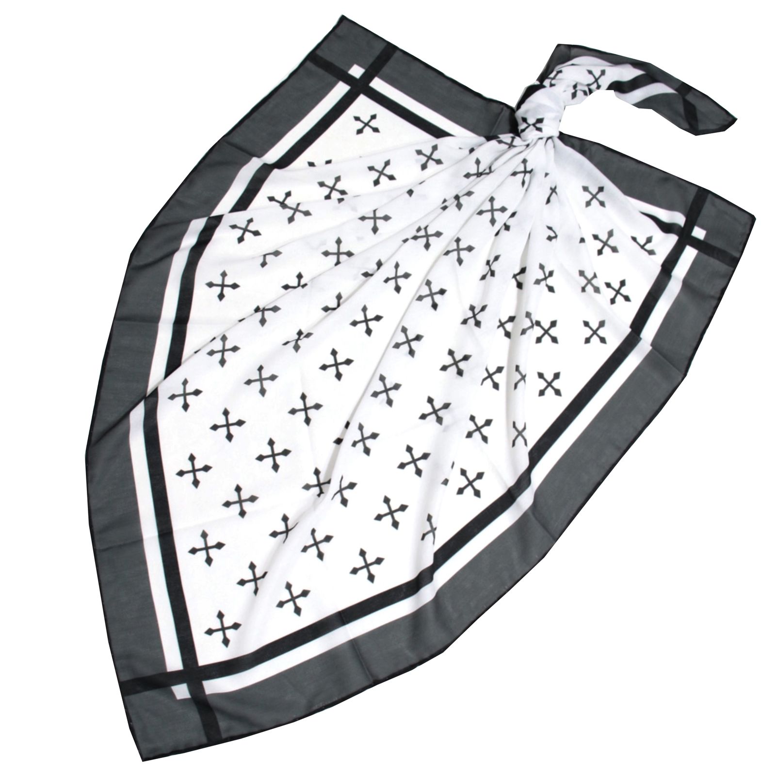 روسری زنانه آنالیا مدل نخی مزونی کلاسیک کد a-7097 -  - 1