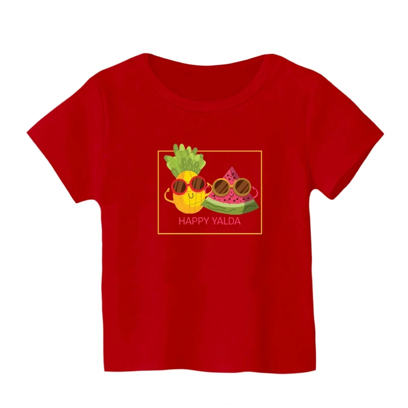 تی شرت آستین کوتاه بچگانه مدل هندوانه یلدایی کد 64