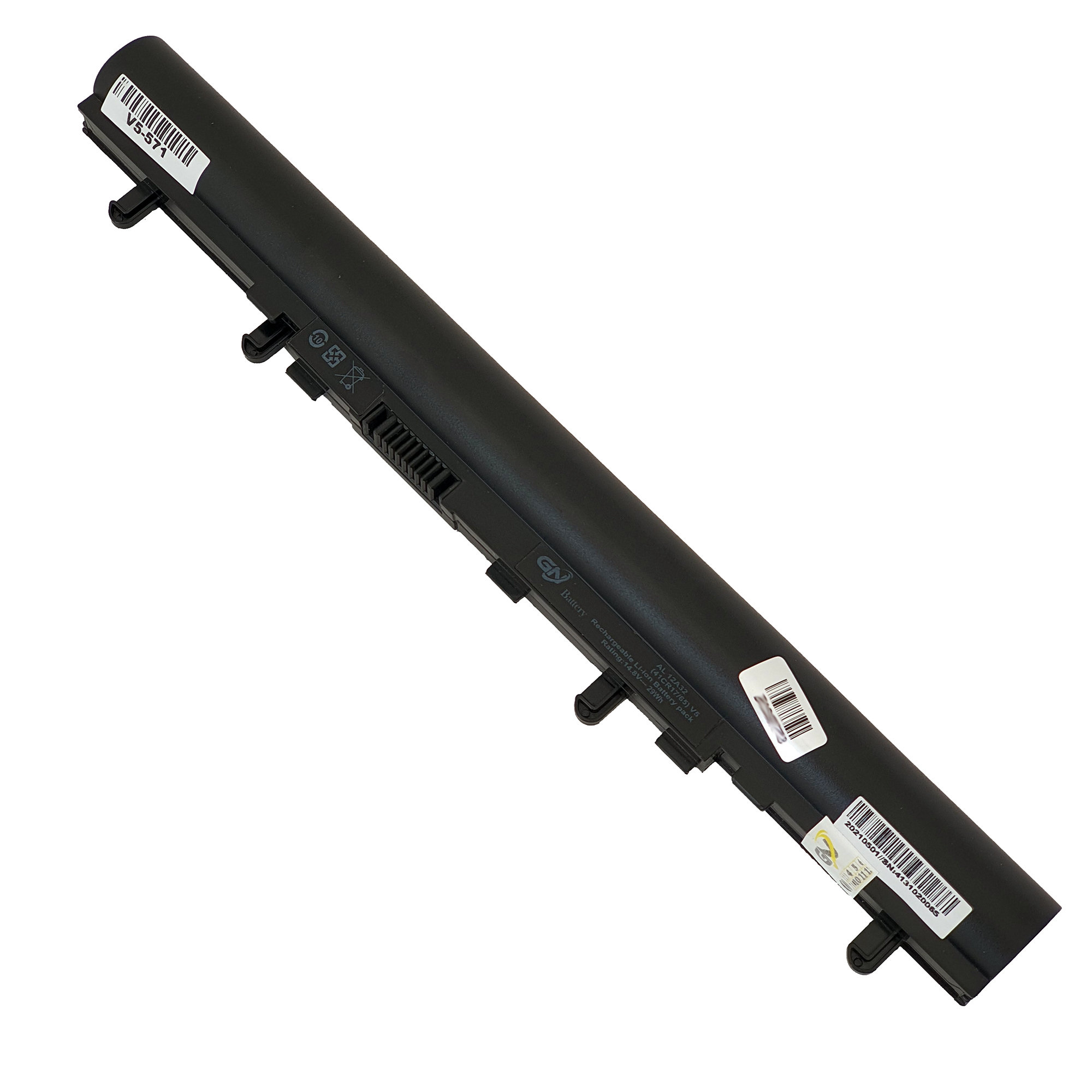 باتری لپ تاپ 4 سلولی گلدن نوت بوک جی ان مدل V5-571 مناسب برای لپ تاپ ایسر V5-571/V5-431/ V5-551/ V5-471/ E1-572/ E1-522/ E1-532