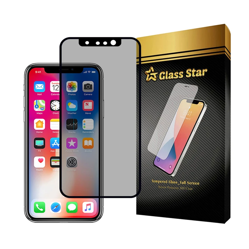 محافظ صفحه نمایش گلس استار مدل CERPRIVG مناسب برای گوشی موبایل اپل iPhone 11 Pro / iPhone XS / iPhone X