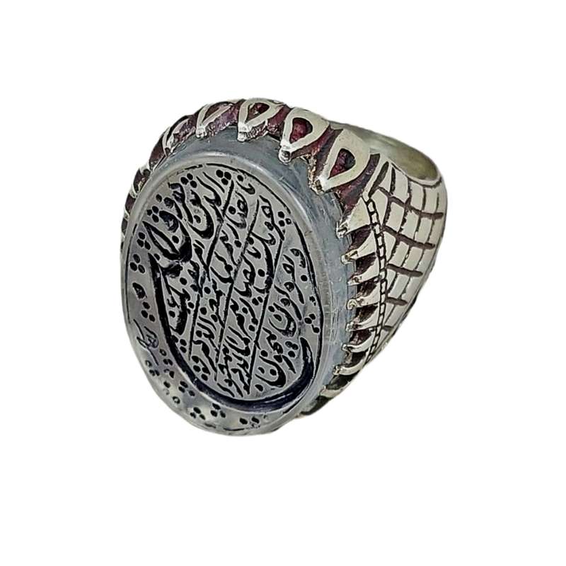 انگشتر نقره مردانه مدل در نجف و ان یکاد