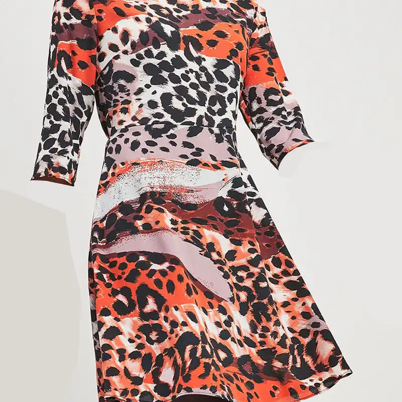 پیراهن زنانه نکست مدل Leopard