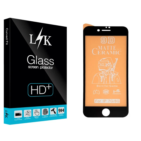 محافظ صفحه نمایش مات ال کی مدل +LITE مناسب برای گوشی موبایل اپل iphone 7/8
