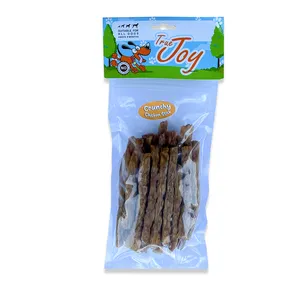 تشویقی سگ تروجوی مدل chicken crunchy وزن 100 گرم