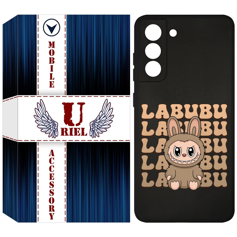 کاور یوریل قاب مدل KSH کد 134 طرح عروسک لبوبو مناسب برای گوشی موبایل سامسونگ Galaxy S21 FE 5G