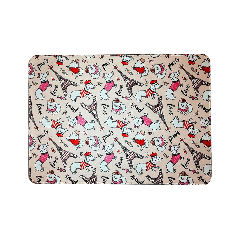 زیرانداز ظرف آب و غذای سگ و گربه مدل A122