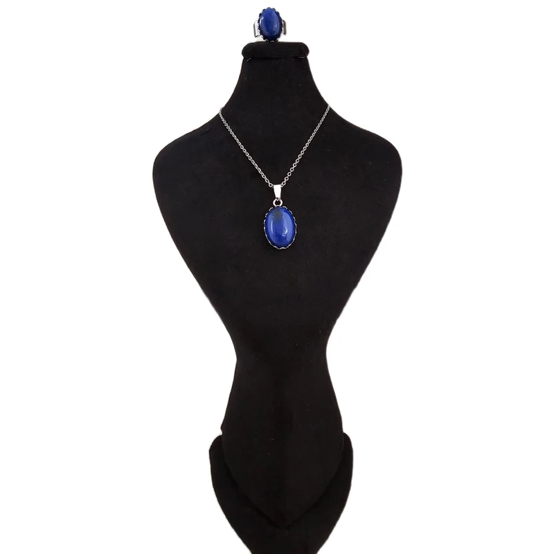 نیم ست زنانه مدل سنگ لاجورد