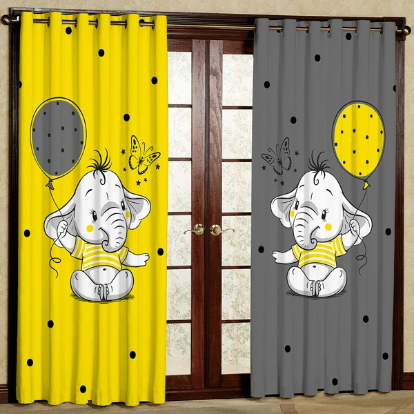 پرده مدل مخمل پانچی کد 7130 سایز 280x140 سانتی متر