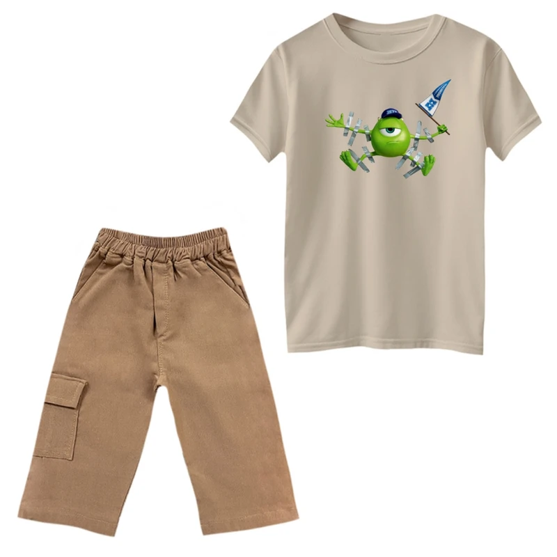 ست تی‌شرت و شلوارک پسرانه مدل مایک وزافسکی