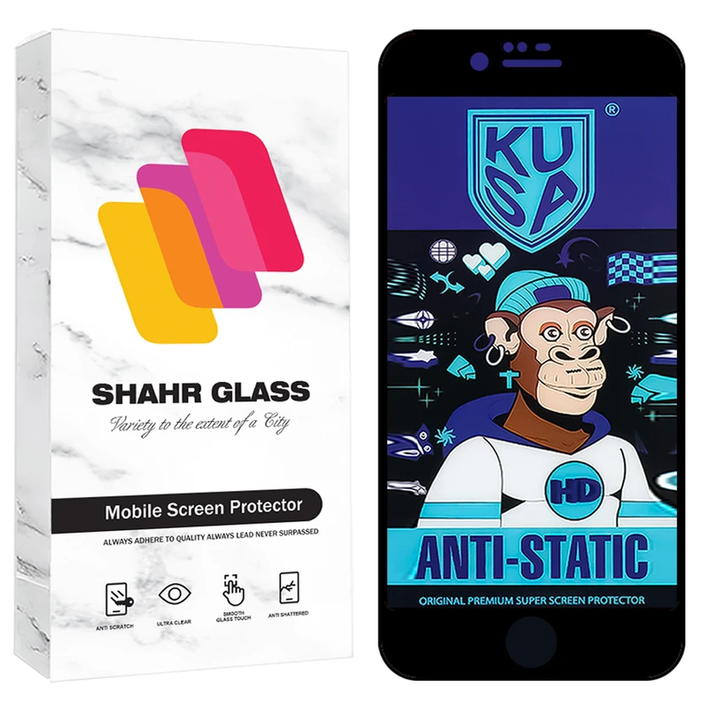 محافظ صفحه نمایش شهر گلس مدل KUAS مناسب برای گوشی موبایل اپل iPhone 7 / iPhone 8 
