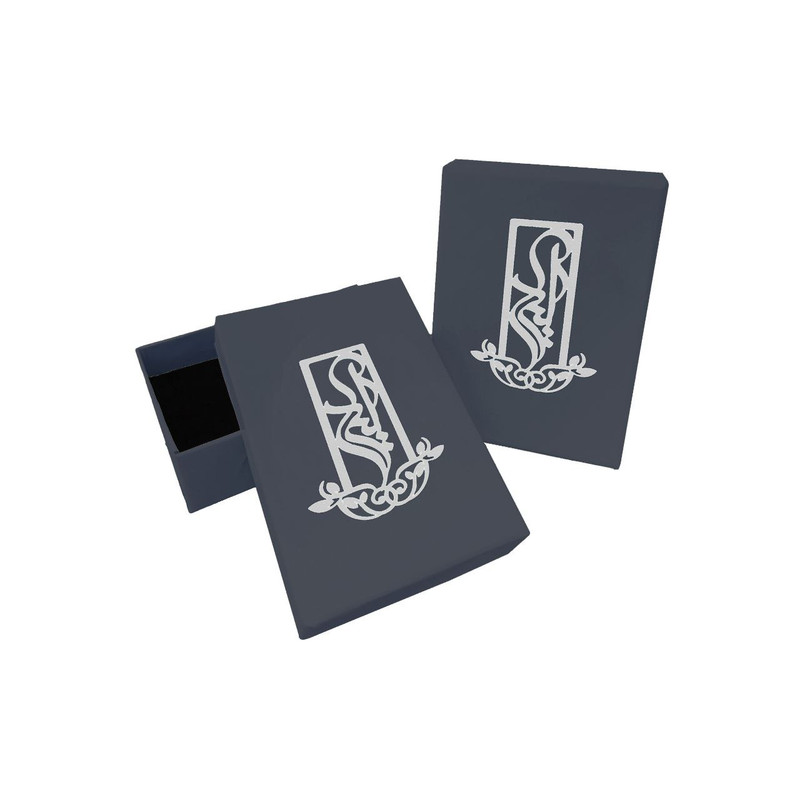 نیم ست نقره زنانه لیردا مدل اسم هلی nms sss heli1