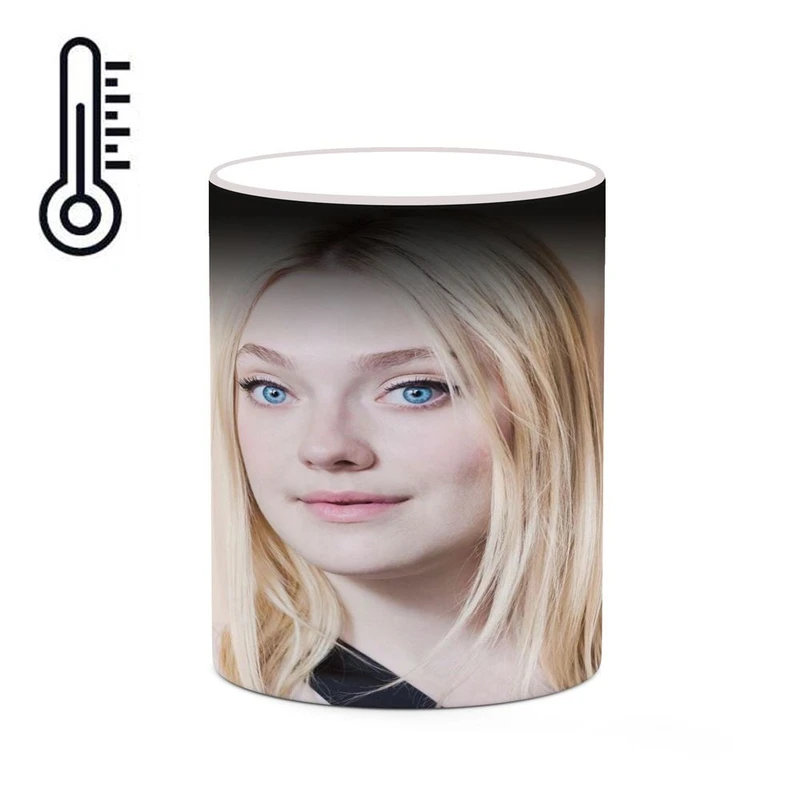 ماگ حرارتی کاکتی طرح Dakota Fanning مدل mgh25736