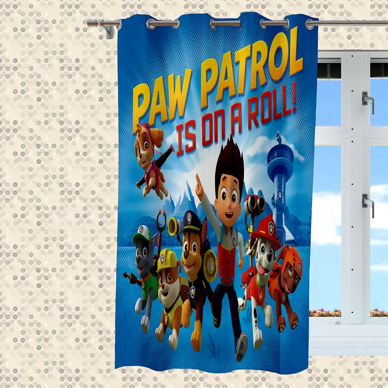 پرده هزاردستان طرح سگهای نگهبان مدل pr1001 سایز 190x140 سانتی متر