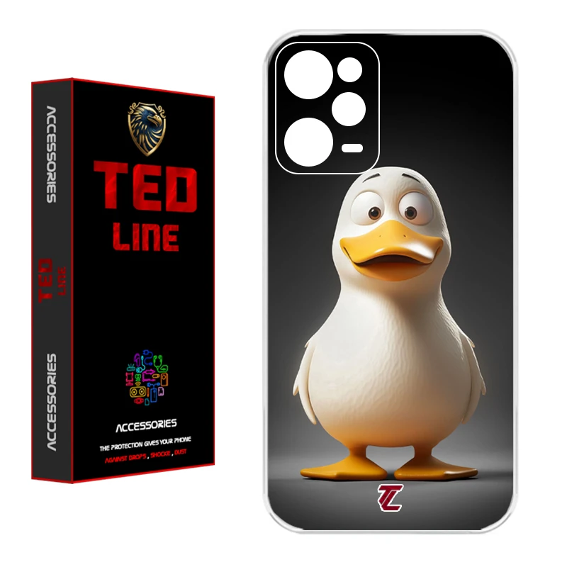 کاور تد لاین طرح اردک کد 1124 مناسب برای گوشی موبایل شیائومی Redmi Note 12 Pro 5G / Poco X5 Pro