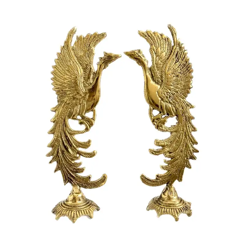 مجسمه برنجی مدل Simorgh829 مجموعه 2 عددی