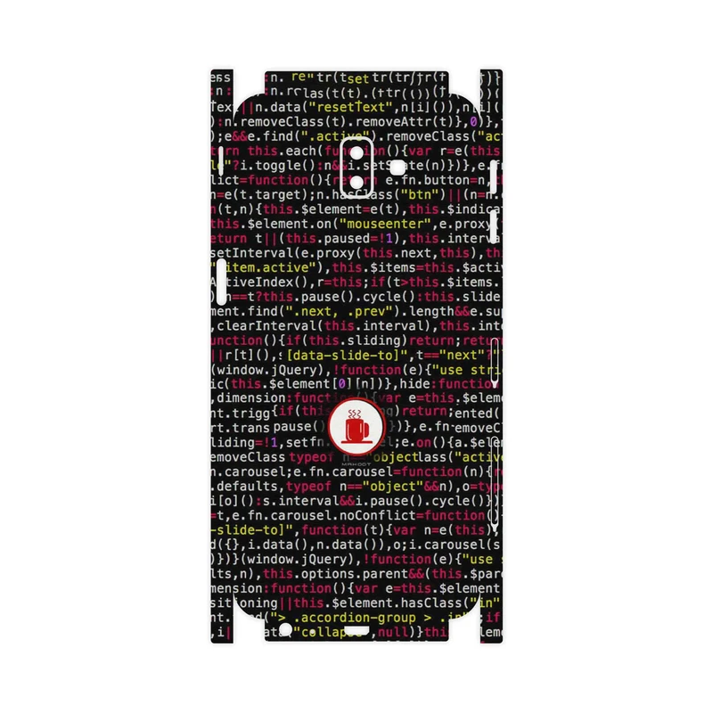 برچسب پوششی ماهوت مدل Programming 1-FullSkin مناسب برای گوشی موبایل سامسونگ Galaxy J6 Plus