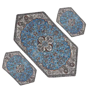 ست سه تکه رومیزی ترمه مدل شاه عباسی کد BH3.3
