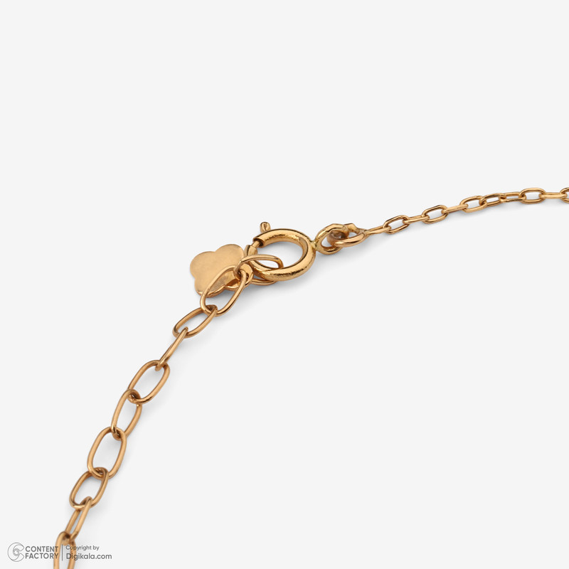 پابند طلا 18 عیار زنانه ماوی گالری مدل البرناردو و سکه