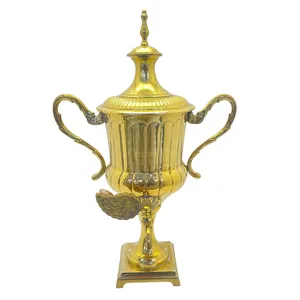 سماور برنجی مدل پانچ طرح کاپ 