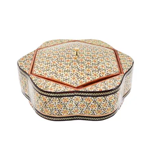 شکلات خوری خاتم کاری مدل هذلولی