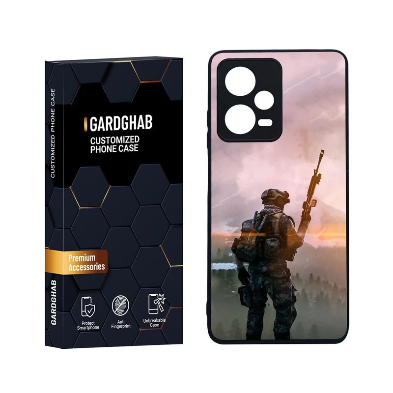 کاور گارد قاب مدل پسرانه مناسب برای گوشی موبایل شیائومی Redmi Note 12 Pro 5G