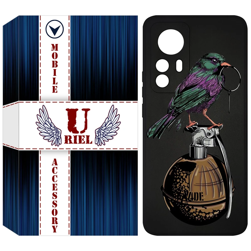 کاور یوریل قاب مدل KSH کد 31 طرح پرنده مناسب برای گوشی موبایل شیائومی 12T