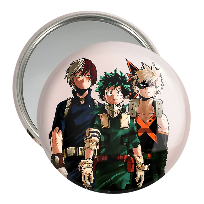 آینه جیبی خندالو مدل دکو و شوتو و باکوگو آکادمی قهرمان من کد 23499