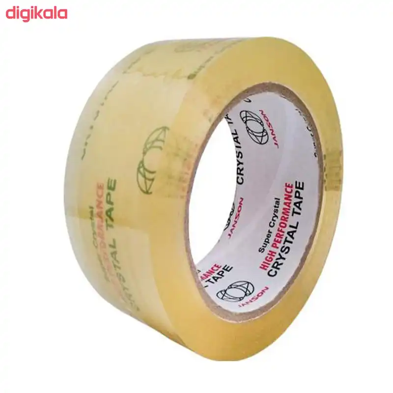 چسب پهن جانسون مدل کریستال 90 یارد عرض 5 سانتیمتر بسته 6 عددی