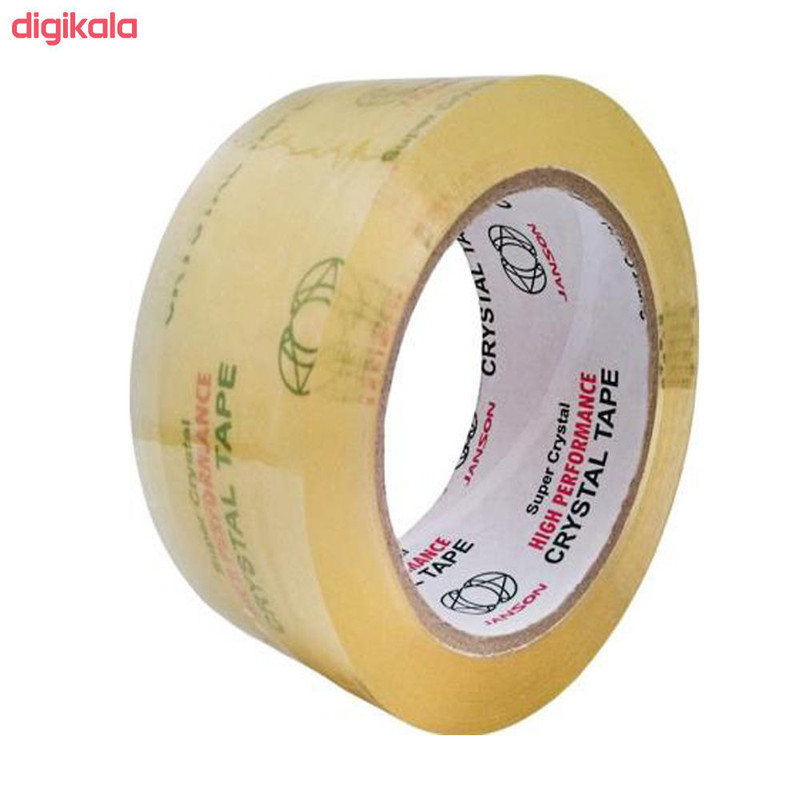 چسب پهن جانسون مدل کریستال 90 یارد عرض 5 سانتیمتر بسته 6 عددی
