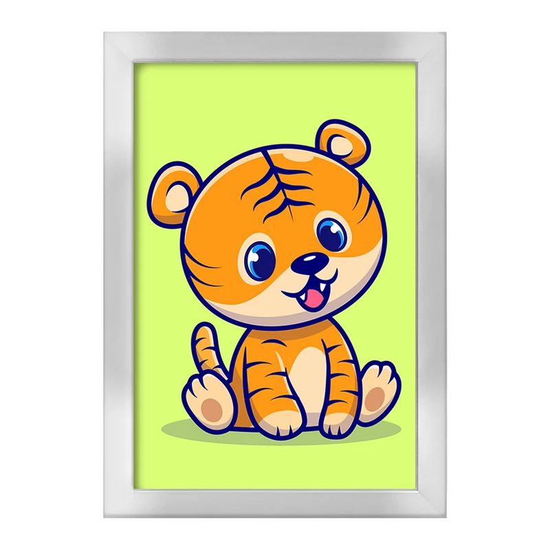 تابلو خندالو طرح حیوانات بامزه ببر کد 29641