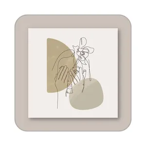 زیر لیوانی کاکتی طرح عاشقانه مدل mp37970