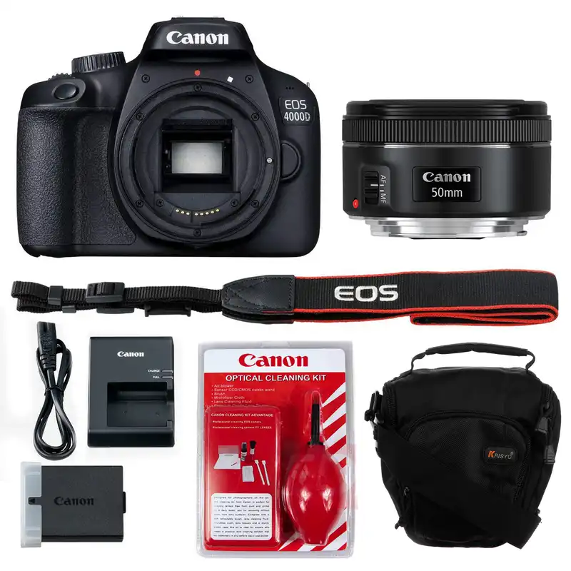 دوربین دیجیتال کانن مدل EOS 4000D به همراه لنز 50 میلی متر STM